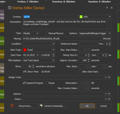 Overlay Values