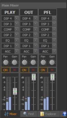 on the mixer, the sound jumps on all &quot;devices&quot;