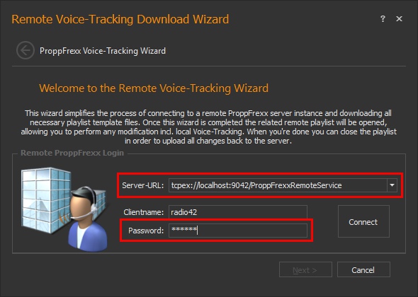 Client-Side: Connect Settings